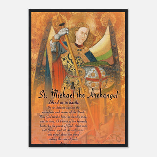 St. Michael the Archangel Prayer Framed Print - view 17