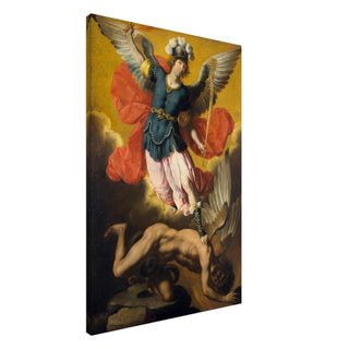 St. Michael the Archangel Baroque Canvas Print
