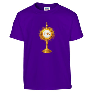 IHS Monstrance Eucharist Kids T-Shirt - view 9