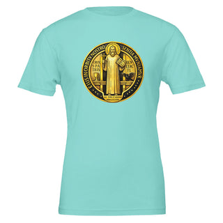 St. Benedict Gold Medal Portrait T-Shirt - view 2