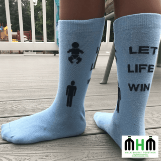 "Let Life Win" Socks
