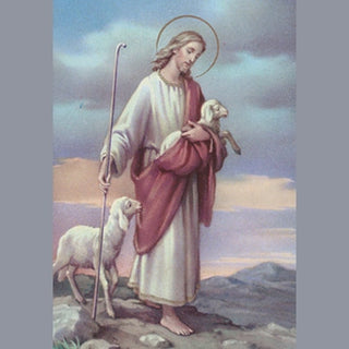The Good Shepherd Holy Card