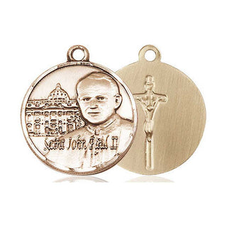 14kt Gold Filled Saint John Paul II Vatican Medal