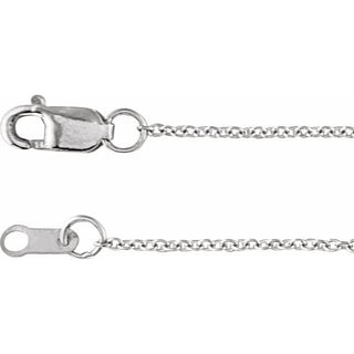 Sterling Silver 1/8 CTW Rose-Cut Natural Diamond Sideways Cross 6 1/2-7 1/2" Bracelet