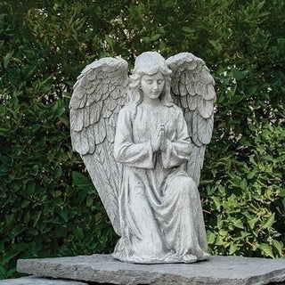 19-Inch Praying Angel Garden Statue