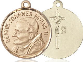 14kt Gold Filled Saint John Paul II Medal