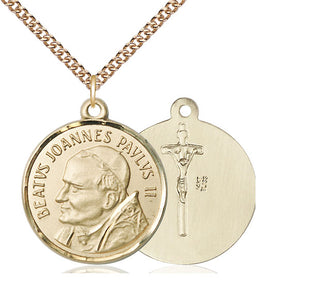 14kt Gold Saint John Paul II Medal