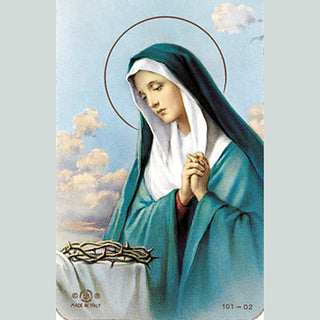 100-Pack - Sorrowful Madonna Holy Card