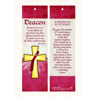 Deacon Laminated Bookmark 25-pack