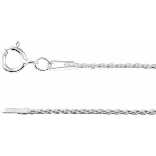 7 Inch Baby Wheat Bracelet With Spring Ring Sterling Silver