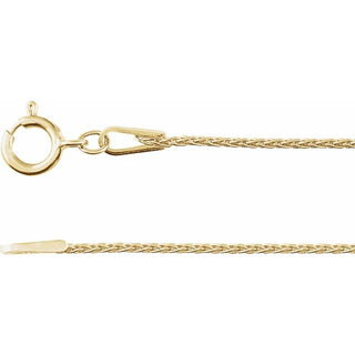 7 Inch Baby Wheat Bracelet With Spring Ring Sterling Silver