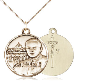 14kt Gold Saint John Paul II Vatican Medal