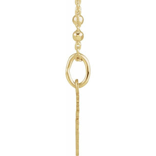 14K Yellow Cherub 18" Necklace
