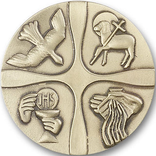 Gold Finish Christian Life Visor Clip