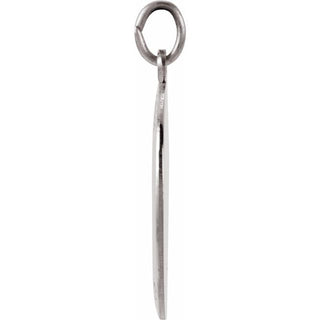 Sterling Silver 19x13.5 mm St. Joseph Medal