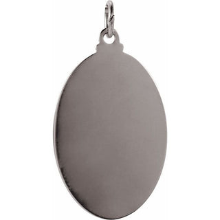 Sterling Silver 23.5x16 mm St. Joseph Medal