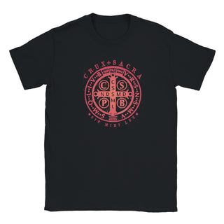 St. Benedict Medal Cross Gradient T-Shirt - view 10