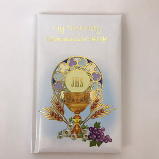 My First Communion Rosary Book- Blue
