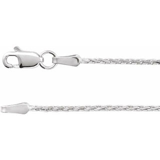 1.05 mm Diamond-Cut Wheat Chain 