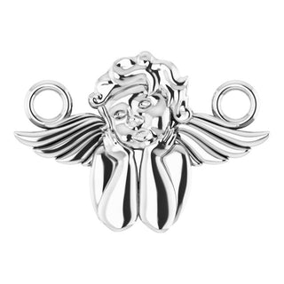 Platinum Cherub Necklace Center