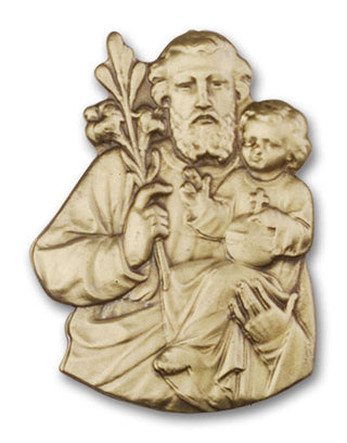 Gold Finish Saint Joseph Visor Clip