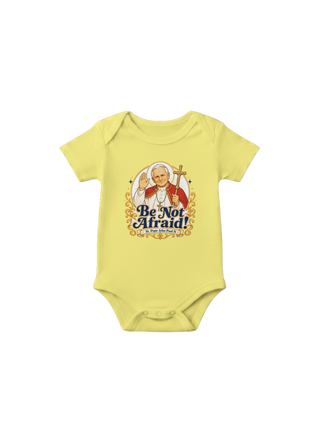 St. John Paul II 'Be Not Afraid' Baby Onesie - view 4