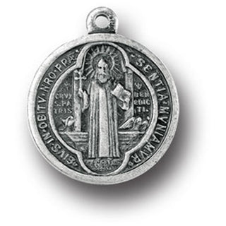 St Benedict Oxidized Medal Md Size 25-Pack