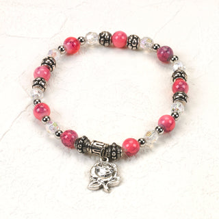 4-pack - Hope - Italian Stretch Bracelet with Prayer Card