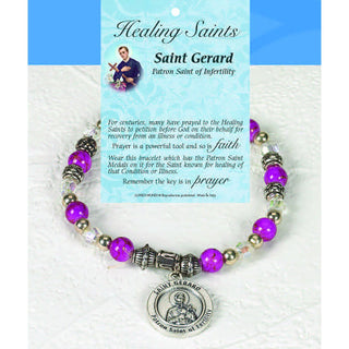 4-pack - Healing Saint Italian Charm Bracelet - St Gerard