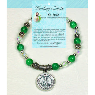 4-pack - Healing Saint Italian Charm Bracelet - St Jude