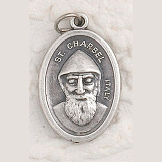 St Charbel Oxidized Pendant