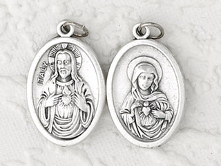 Pendant- SACRED HEART OF CHRIST/ IMMACULATE HEART OF MARY