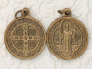 1 Inch St Benedict Pendant Brass