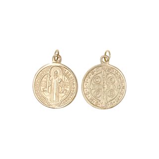 25-Pack - 1-inch St. Benedict [Medium] - Oxidized Pendant