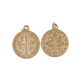 25-Pack - 1-inch St. Benedict [Medium] - Oxidized Pendant