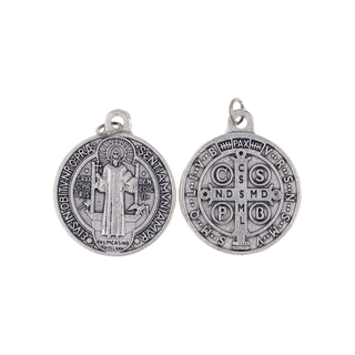 25-Pack - 1-1/2-inch St. Benedict Medium - Oxidized Pendant
