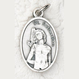 Oxidized Pendant- St Sebastian