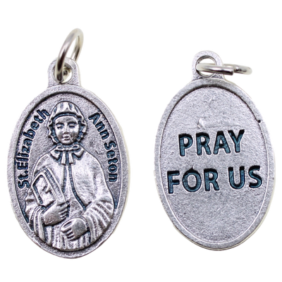 25-Pack - Oxidized Pendant- St Elizabeth Ann Seton