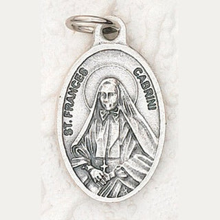 25-Pack - Oxidized Pendant-St Frances Cabrini