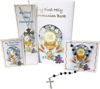 First Holy Communion 5 piece Boy's Gift Set
