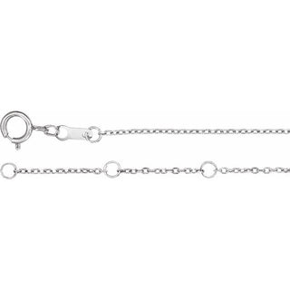 Platinum 1/10 CTW Natural Diamond Bar 6 1/2-7 1/2" Bracelet