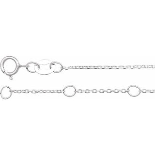 Sterling Silver 1/10 CTW Natural Diamond Bar 6 1/2-7 1/2" Bracelet