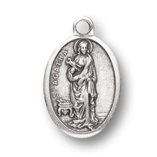 Agatha/Pray For Us Ox Medal 25-Pack