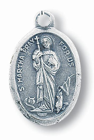 St. Martha Oxidized Medal Spnsh Spanish 25-Pack