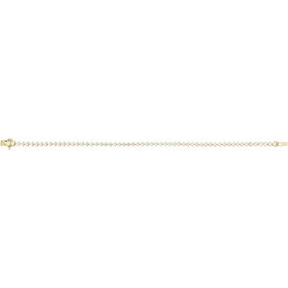 14K Yellow 2 CTW Lab-Grown Diamond 7 1/4" Line Bracelet