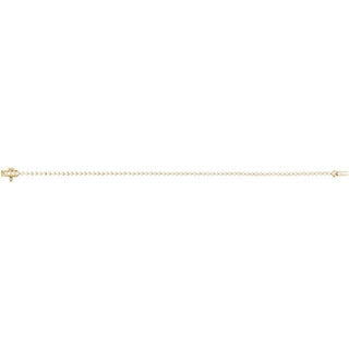 14K Yellow 1 1/2 CTW Lab-Grown Diamond 7 1/4" Line Bracelet