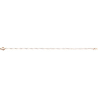 14K Rose 2 CTW Natural Diamond 7 1/4" Line Bracelet