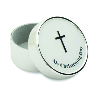 Silver-plated My Christening Day Keepsake Box