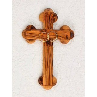 6-1/2-inch Olive Wood Unity Cross