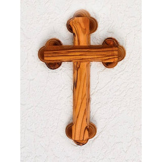 5 inch Olive Wood Cross - Eastern Style
